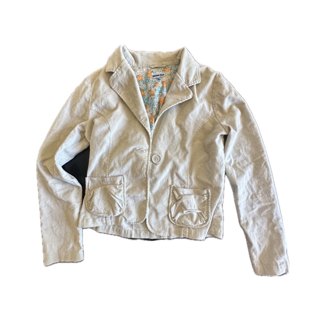 Cream/ tan corduroy jacket